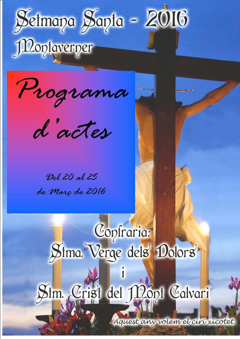 Semana Santa en Montaverner 2016 Montaverner / Montaberner
